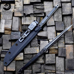 D2 Tea Needle Outdoor Straight Knife