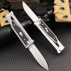 D2 Gravity Knife with Aluminum Alloy Handle, Outdoor Convenient Tool