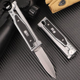 D2 Gravity Knife with Aluminum Alloy Handle, Outdoor Convenient Tool