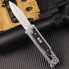 D2 Gravity Knife with Aluminum Alloy Handle, Outdoor Convenient Tool
