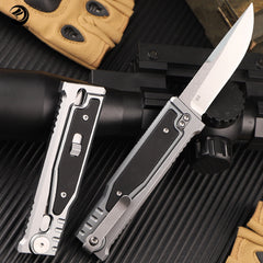 D2 Gravity Knife with Aluminum Alloy Handle, Outdoor Convenient Tool