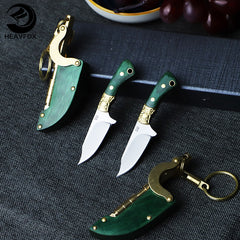 Miniature outdoor pocket knife D2 steel knife handle convenient to play with