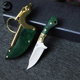 Miniature outdoor pocket knife D2 steel knife handle convenient to play with