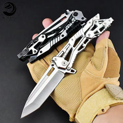 Mechanical Armor Magic FoldingKnife