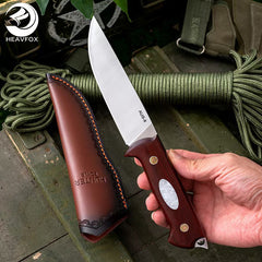 D2 Rosewood Handle Outdoor Tactical Knife