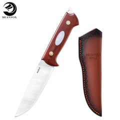 D2 Rosewood Handle Outdoor Tactical Knife