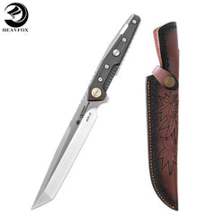 Tactical knife with aluminum handle and mechanical design