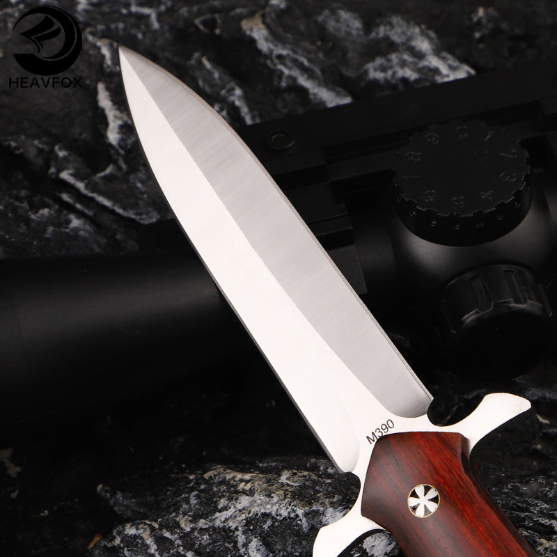 M390 Outdoor Knife Double-edged Sword